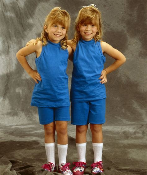Michelle Tanner Mary Kate And Ashley Olsen On Full House Then