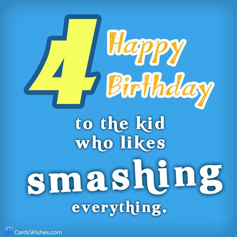 Quotes For Sons 4th Birthday Quotes For Naughty Son Birthday Wishes