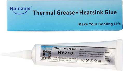 3 Pcs Thermal Paste Tube 100g Halnziye Hy710 Grey 317wm K