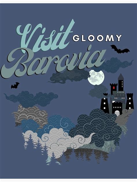 Visit Gloomy Barovia Poster By Aaronestein Redbubble