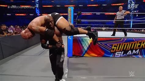 Bobby Lashley Vs Goldberg Wwe 8 21 2021 Tape Machines Are Rolling