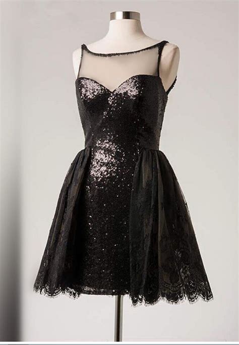 Black Homecoming Dresssequins Homecoming Dresssparkly Prom Dress