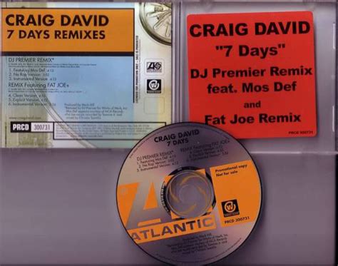 Craig David 7 Days Remixes 2001 Cd Discogs