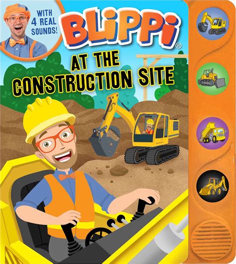 Blippi At The Construction Site Book By Editors Of Studio Fun