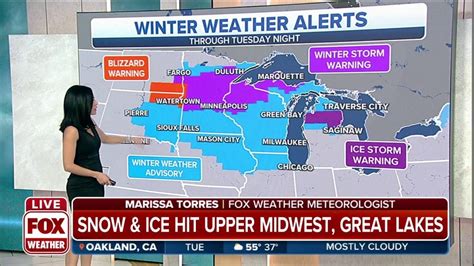 Winter Weather Alerts Continue For Northern Plains Upper Midwest
