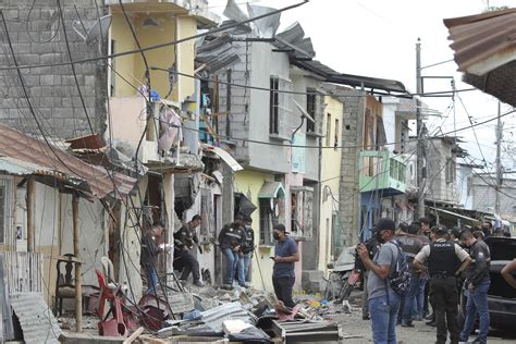 Shooting Blast In Ecuador Port City Kills 5 Damages Homes Ap News