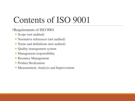 Ppt Quality Management Systems Iso 9001 Powerpoint Presentation