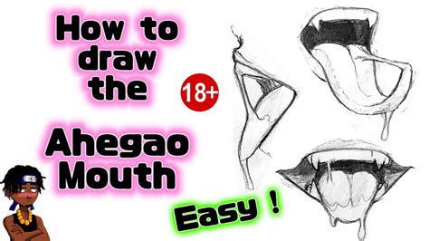 How To Draw The Ahegao Mouth 😳 Sus Tutorials Starts Now Youtube