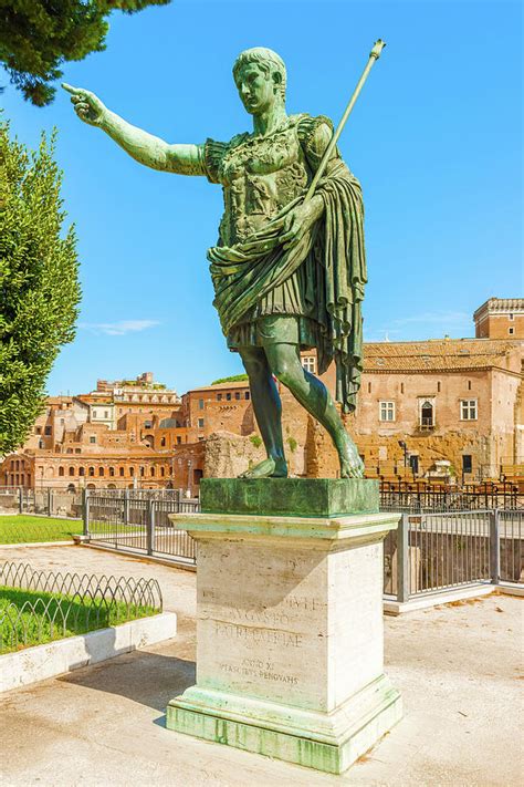 Statue Of Emperor Augustus In Rome Photograph By Marek Poplawski Pixels