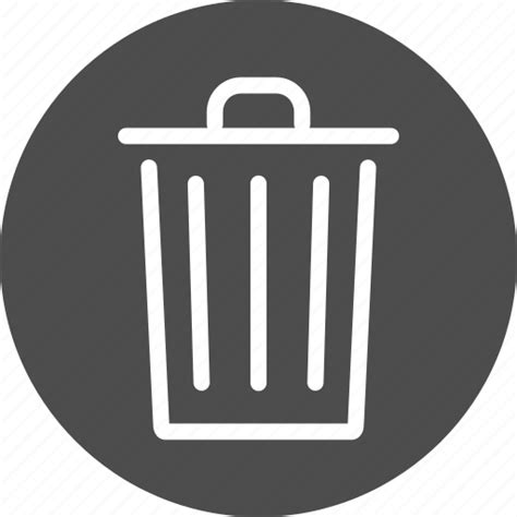 Bin Delete Empty Full Garbage Recycle Recycle Bin Remove Trash Icon