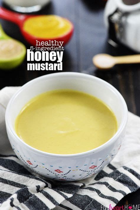 Healthy Homemade Honey Mustard Recipe ~ This Lightened Up Dipping Sauce