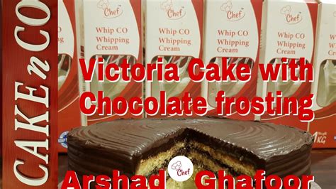 Victoria Cake With Chocolate Frosting Recipe By Cake N Co Youtube