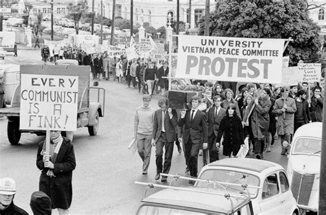 Vietnam War Protest NZHistory New Zealand History Online