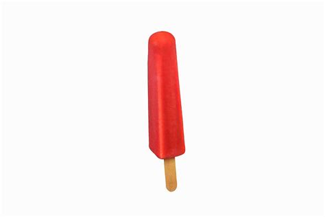 Red Popsicle On A White Background Photograph By Jon Edwards