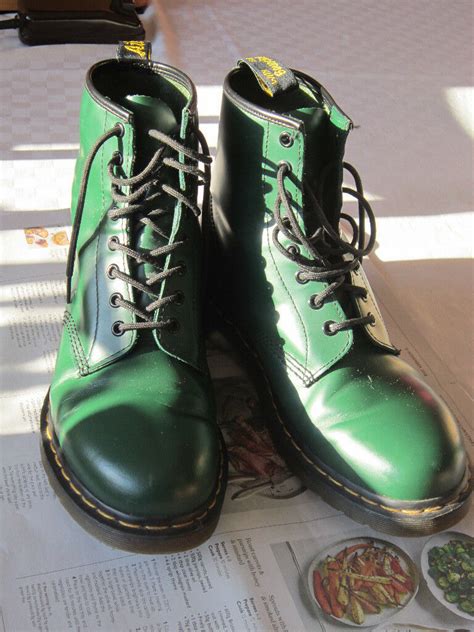 Shoe boots combat boots dr martens boots mens fashion boots boots men boots and dr martens steeltoe industrial platform vintage boots 7eylet docs drmartens grunge docs. Green Dr Martens Mens Boots size 9 | in Kelvindale ...