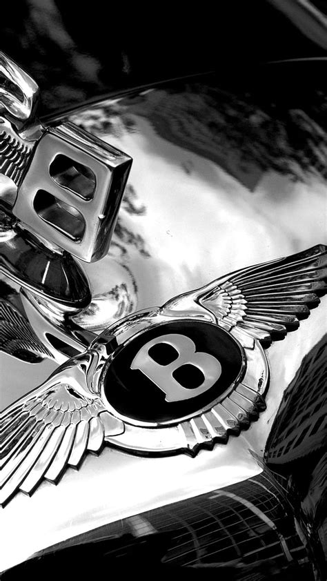 Silver Bentley Car Logo Hd Phone Wallpaper Peakpx