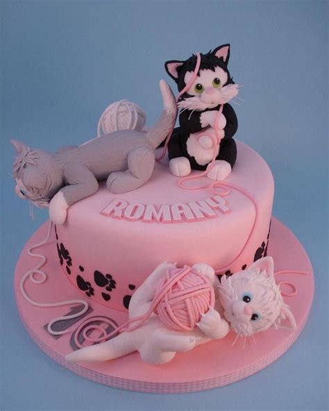 Playful Kitty Cats Cake Lamore E Vita Cats Cakes Album 50 Bolos De