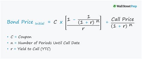 Yield To Call Ytc Formula And Bond Calculation