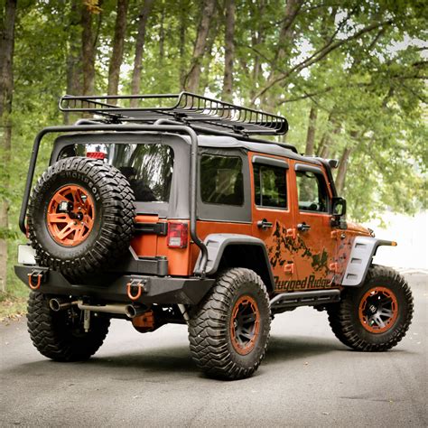 Rugged Ridge 1164009 Hurricane Flat Fender Flares With Eu Side Maker