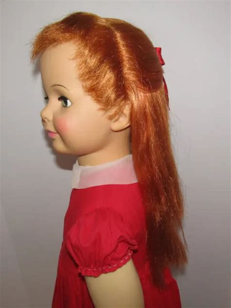Vintage Doll Ideal Patti Playpal Carrot Top 35” Walker No Cracks