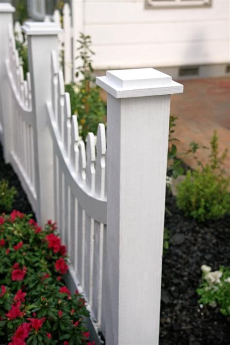 How To Build A Decorative Curved Picket Fence Diy Deck Building