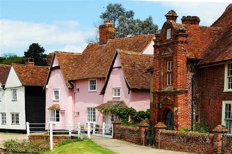 Kersey Village Suffolk Dream Cottage Cozy Cottage Pink Cottage