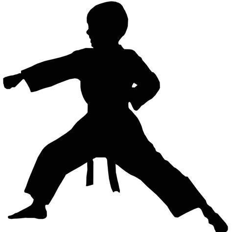 Free Karate Silhouette Cliparts Download Free Karate Silhouette