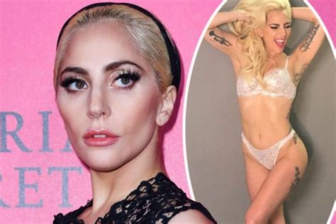 Lady Gaga Strips Off For Sexy Shot At Victorias Secret Show OK Magazine