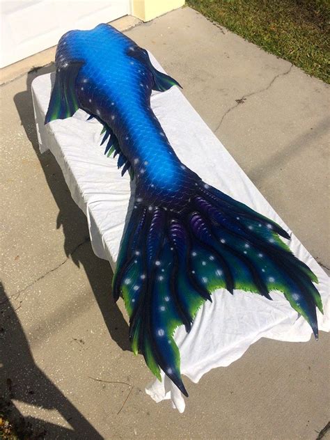 Beautiful Blue Silicone Mermaid Tail By Mernation Mermaid Tails