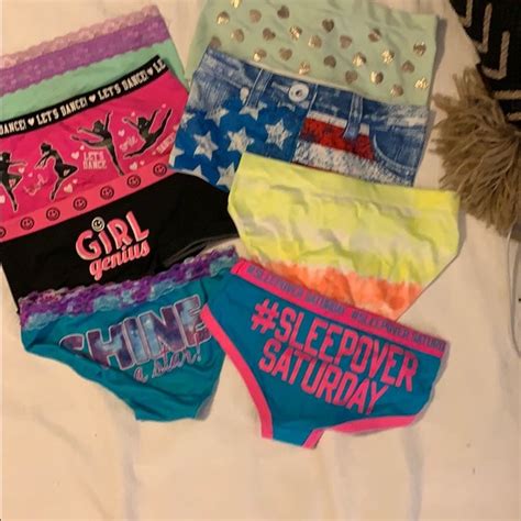 Clothing Shoes And Accessories Underwear Justice Girls Panty Underwear Girls