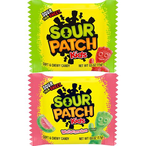 Sour Patch Kids Original Candy And Sour Patch Kids Watermelon Candy