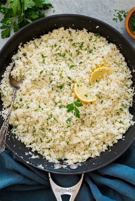 Cauliflower Rice With Garlic And Parmesan Cooking Classy