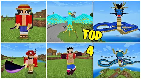 Top 4 Melhores Addons De One Piece Para Minecraft Pebedrock Youtube