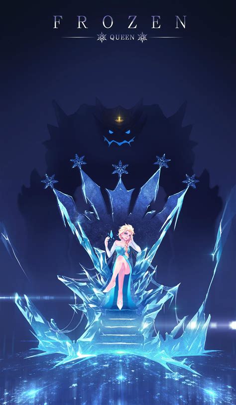 Snow Queens Throne Notice Marshmallow Is Still Wearing Elsas Crown