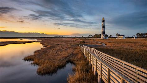 Outer Banks North Carolina Lighthouse Horses And Golden Beaches