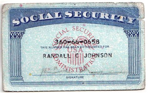 Fake Social Security Card Template Download Best Sample