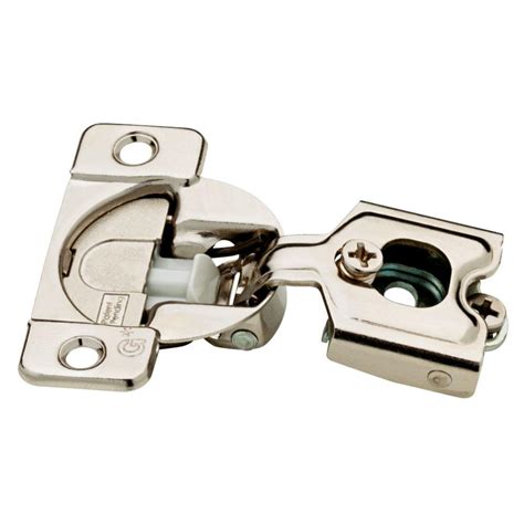 The hinges i'm using are for frameless cabinets with inset doors. Liberty 35 mm 105-Degree 1/2 in. Overlay Soft Close Cabinet Hinge (1-Pair)-850704 - The Home Depot