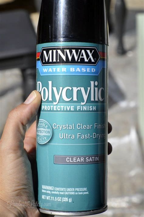 Can You Use Polycrylic Spray Over Chalk Paint