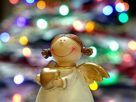 Character Angel Figurine Angel Christmas Reflections Statue Hd