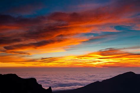 Mt Haleakala Haleakala Sunrise Sunrise Pictures Hawaiian Sunset