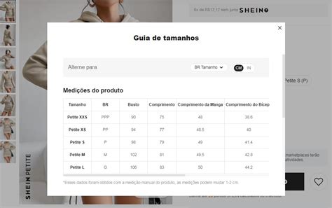 Guia De Como Saber Seu Tamanho Na Shein F Cil De Entender Seletronic
