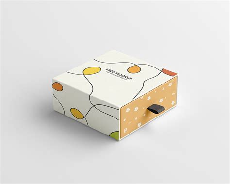 Free Square Slide Box Mockup On Behance