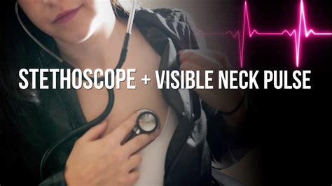 Happy Heartbeats Visible Neck Pulse And Stethoscope Heart Female Heartbeat Asmr Youtube