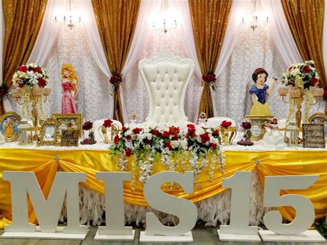 Arrive to your quinceanera ball. Princess quinceanera decor | Quinceanera decorations ...