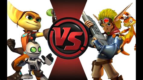 Ratchet And Clank Vs Jak And Daxter Cartoon Fight Club Episode 13