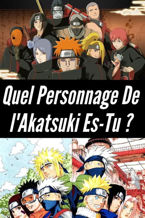 Akatsuki Naruto : Quel Personnage De l'Akatsuki Es-Tu ? Quiz De