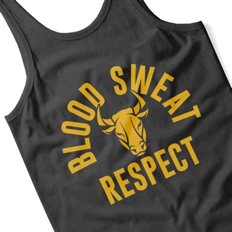 Under armour mens sz s project rock blood sweat and respect usdna shirt blue. (Medium, Black) Blood Sweat Respect Bull Logo Women's Vest ...