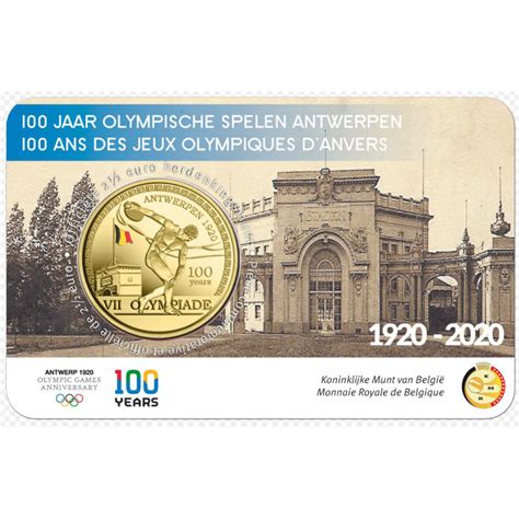 Belgian athletes have won 148 medals at the summer olympic games, and another six at the winter olympic games. België 2,5 euro 2020 '100 jaar Olympische Spelen Antwerpen ...