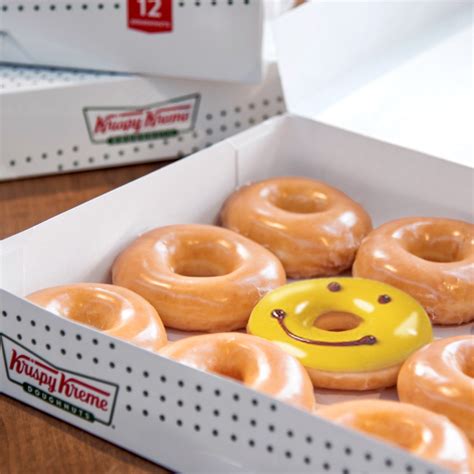 Krispy Kreme Free Dozen Original Glazed Doughnuts W Purchase