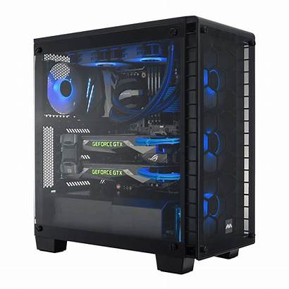 Gaming Pc Tower Gamer Computer Avant Under